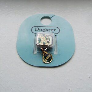Pugster enamel T Rex bone dangle 9mm stainless steel Italian charm bracelet link